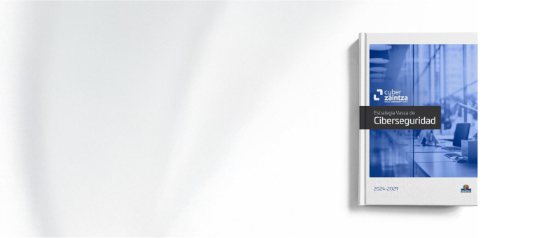 Portada de la Estrategia Vasca de Ciberseguridad.